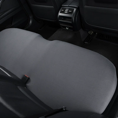 Car rear cushion cover elastic universal four-season universal rear three-seater dust cover fabric thin breathable (Universal seat cover) - dark-grayrear-cushion-cover-all-yards