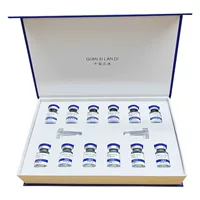 Qianxi Landi Blue Copper Peptide лиофилизированный порошок Комплект увлажняющий Увлажняющий анти-акне ремонт чувствительный красный кровяной шелк лиофилизированный порошок производитель