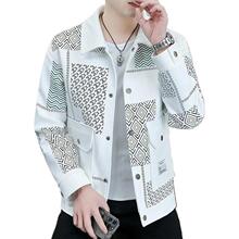 R 48941 Striped Plaid Jacket �l�y���ӊA�� �W���羳���R�d