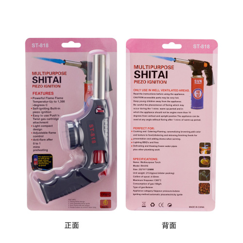 Manufacturer wholesale of cross-border foreign trade portable multi-functional flame welding torch igniter cartridge air spray nozzle