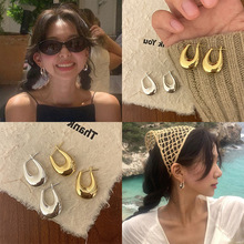 fever同款金属耳坠女高级感小众复古个性简约百搭气质耳环耳饰