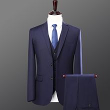 2024年西服男款团体服商务男装上班正装西服大学生伴郎服现货批发
