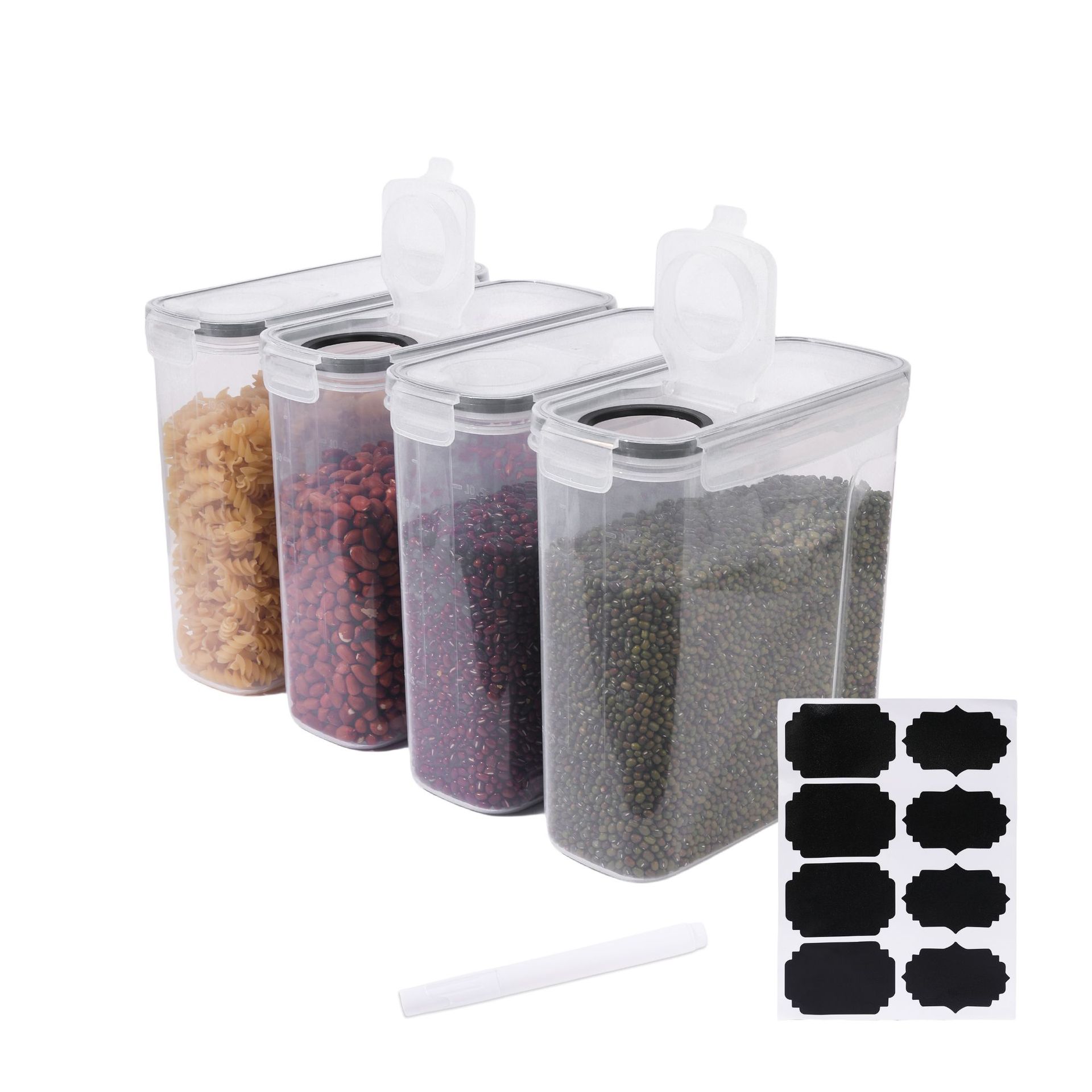 Nueva caja de sellado de barril de arroz granos tanque de almacenamiento de grado alimenticio cocina doméstica almacena plástico a prueba de humedad tanque de sellado PP