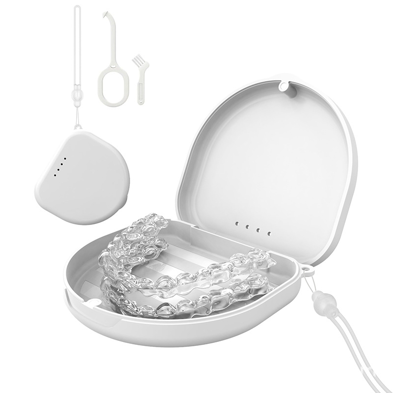 반원형 흰색(끈 + 후크 브러시)