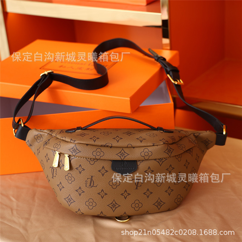 Moda retro bolso de la cintura para las mujeres estilo coreano 2023 primavera nuevo estilo coreano bolsa de pecho de gran capacidad bolsa de moda bolsa de mensajero del hombro para las mujeres