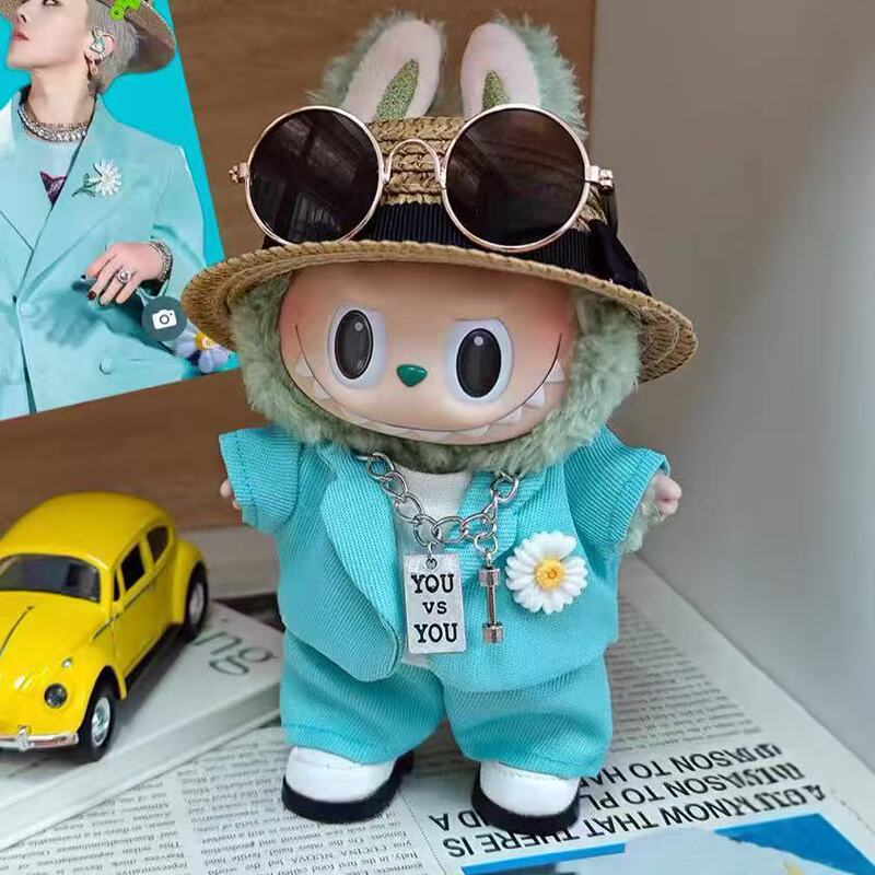 In-Stock 17cm Bubu Suit G-Dragon Gd Same Style Outfit Bubu Gd Doll Clothes Second and Third Generation Bubu Clothes Handsome