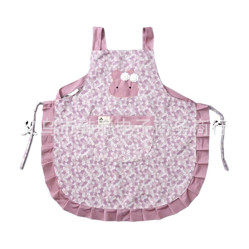 Pure Cotton Canvas Apron For Restaurant And Kitchen Workwear_voghion.com