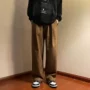 新款直筒美式复古工装裤