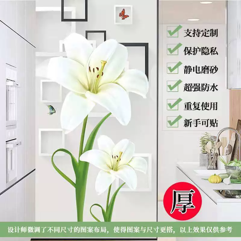Glass window stickers, electric matte sticker, transparent protective underware