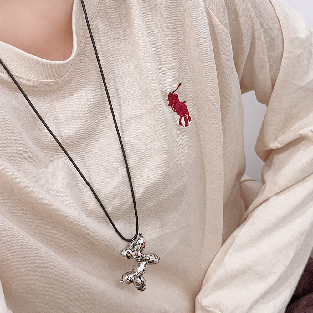 19g Weight Resin Pendant Material Pendant Necklace Classification Wax line Chain Material Woven Chain Chain Type 1 Piece Quantity Daily Occasion Resin, Wax line Material Star, Heart Shape, Leopard Pattern Women's Gender Retro Style Retro Star Heart Shape Leopard Resin Wax Line Woven Chain Pendant Necklaces Wholesale 6