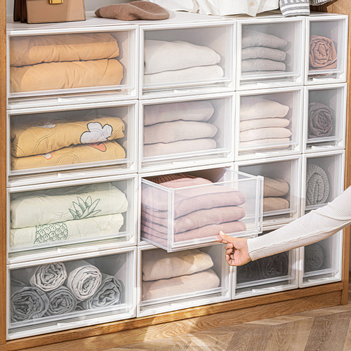 Building block clothes drawer-type storage cabinet household snacks living room toys plastic storage box diy organizing cabinet