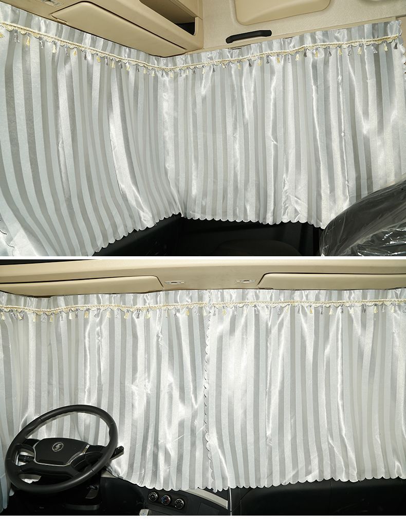 Large Truck Curtains for J6, Pj6, Lh6, Chenglong, Delong, New M3000 Sleeper Cab Rear Curtains, Thickened Sunshade Curtains