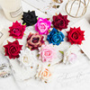 DIY Simulation Flower Nordic Rose Bride Flower Head Wedding Decoration Decoration of Flowers Silk Flower Breast Flower Arches