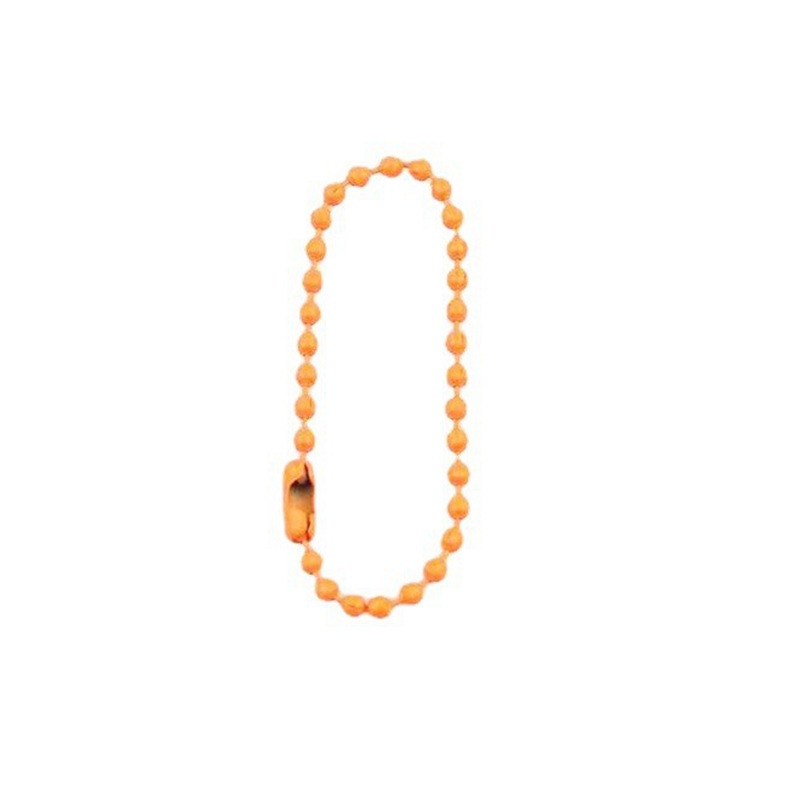 En stock color pintura metal grano cadena joyería accesorios spray pintura Goka cadena ropa juguete etiqueta cadena