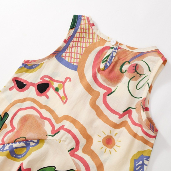 summer sleevless dress