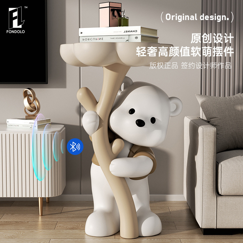 Creative Bear Floor-Standing Ornaments, Living Room Sofa, Tv Cabinet Decoration, Home Furnishings, Bedroom Decoration, Housewarming Gifts