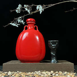 陶瓷空瓶子密封酒壶家用窖藏酒具仿古一斤装酒瓶日式土陶酒罐批发