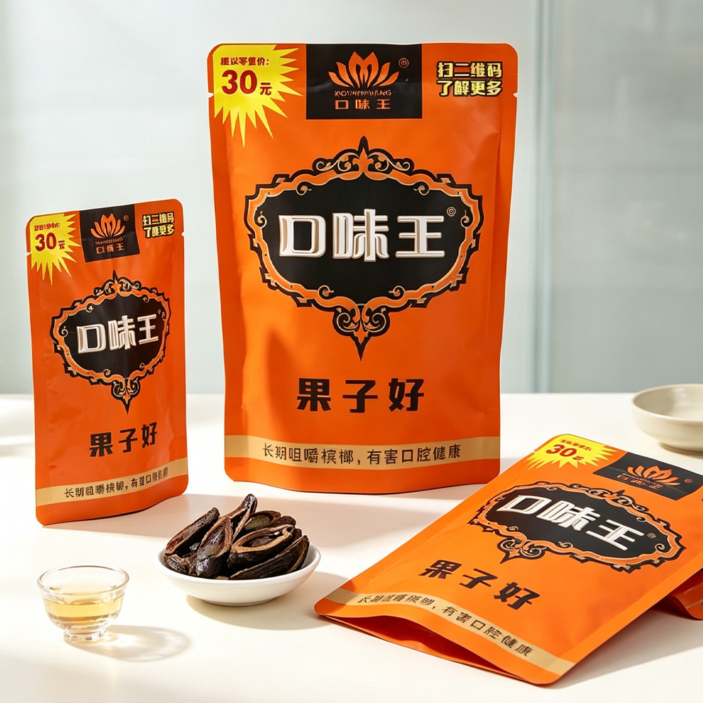 口味王和成天下槟榔 30 元金凤玉露袋装青果槟榔新鲜果源现货直发