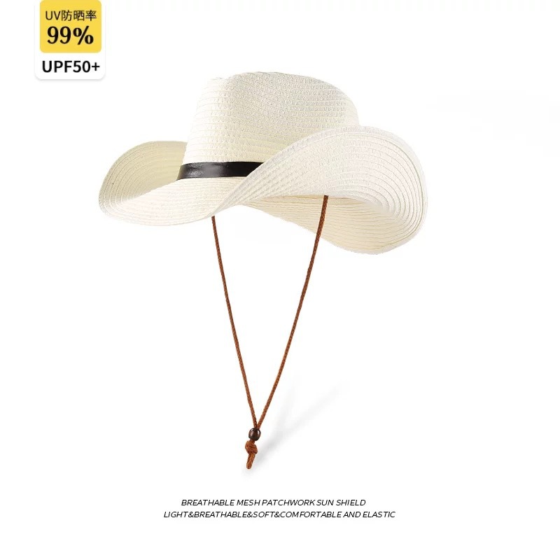 Caballero sombrero de paja para niños al aire libre montañismo gorra