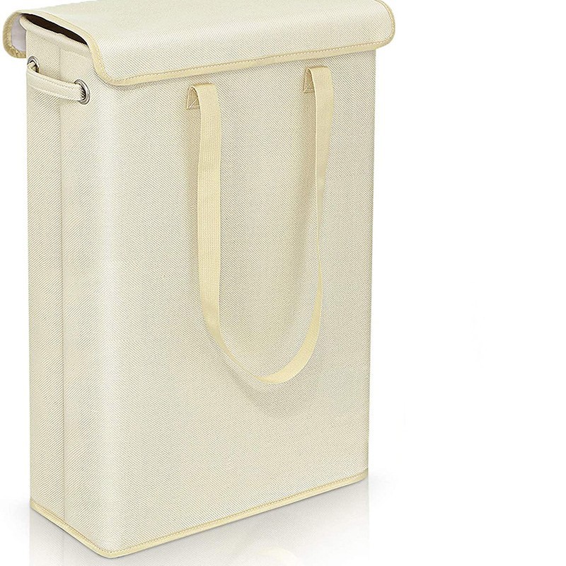 Transfronteriza Amazon cesta de lavandería estrecha tira cesta de lavandería 45L plegable cesta de lavandería dormitorio cesta de lavandería cesta de almacenamiento