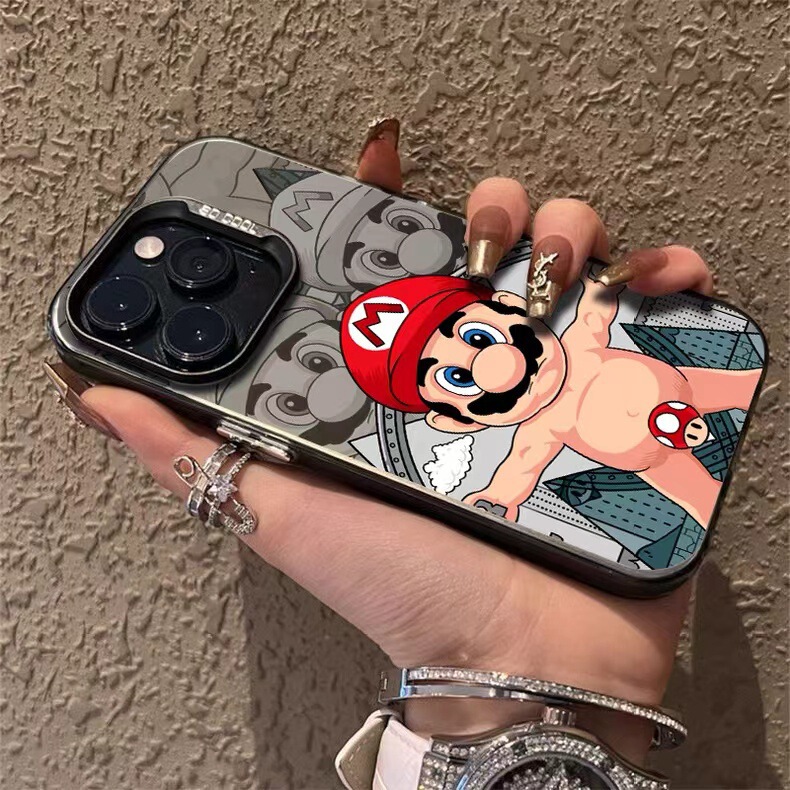 Mario Mushroom Suitable for iPhone 17 Case, Quirky Apple 15 Pro, Shockproof for 16, 13 Pro Max, 12