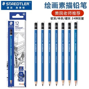 German schidlou 100 blue Rod Black Rod carbon pen sketch pencil painting writing 10H-12B art examination joint examination art