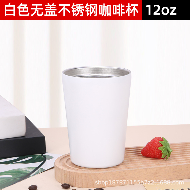 Tienda departamental Taza de enjuague bucal de acero inoxidable de 300ml Taza de leche Taza de café doble Taza de agua para niños Taza de lavado Taza de cepillo de dientes Tanque