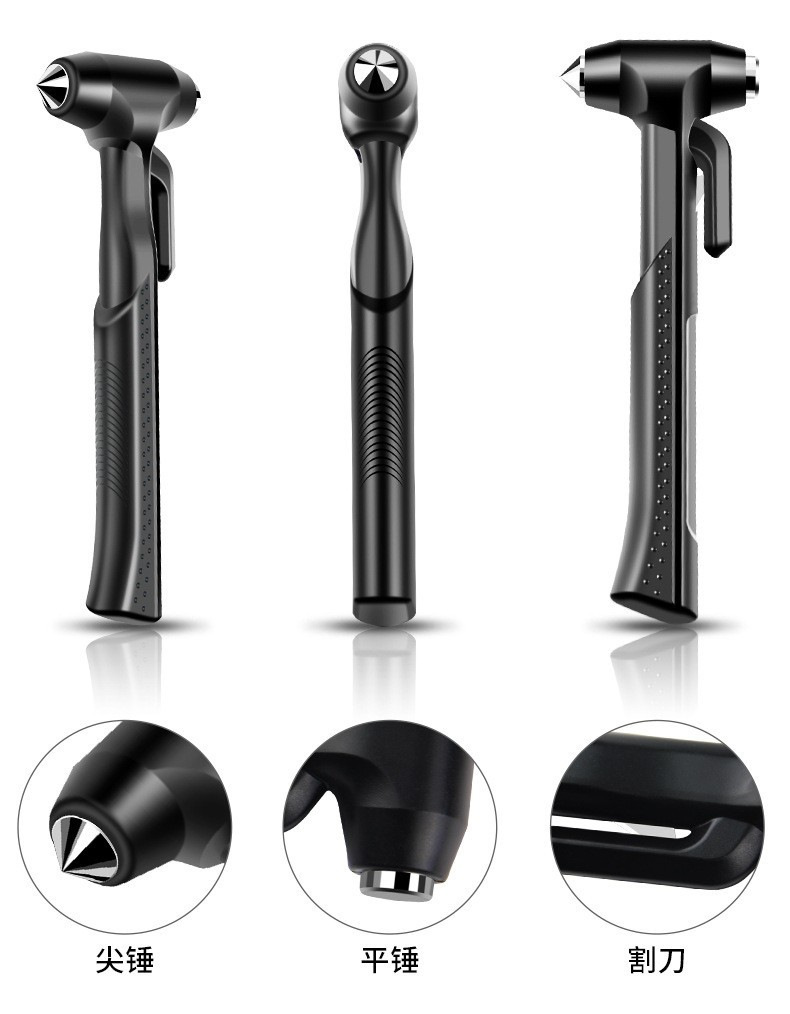 Car Seatbelt Hammer Bus Emergency Escape Tool Metal Window Breaker Portable