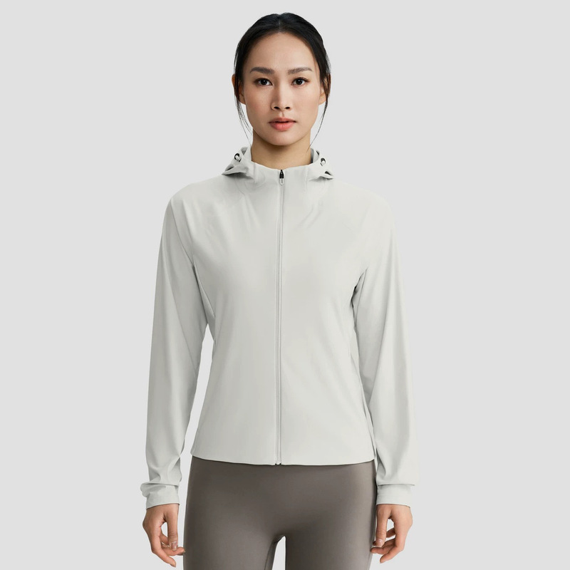Dimitre's Same Style Sun Protection Clothing for Women, Long-Sleeved, Cool-Feeling, Slim-Fitting Sun Protection Clothing, Hooded Jacket, Breathable Anti-Uv Windbreaker