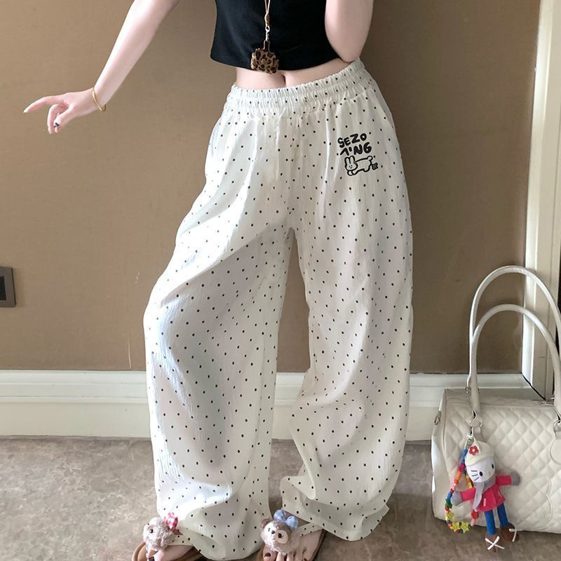 Women's Thin Cloud Cotton Straight-Leg Pants for Walking and Sleeping, Popular Online, Suitable for Home and Outdoor Wear, Factory Cross-Border Wholesale