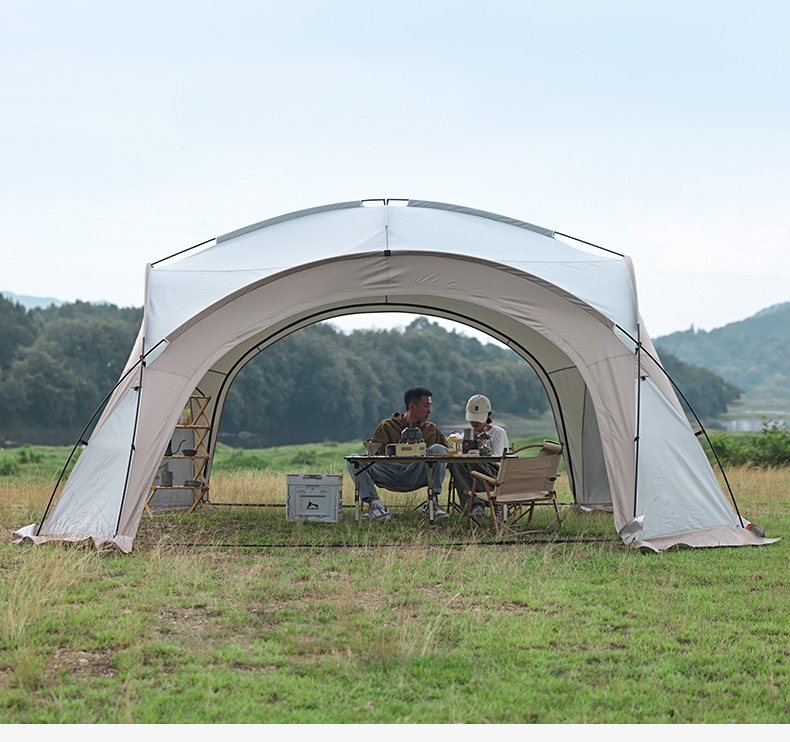 Dome canopy oversized awning outdoor camping picnic park camping tent portable windproof and rainproof canopy