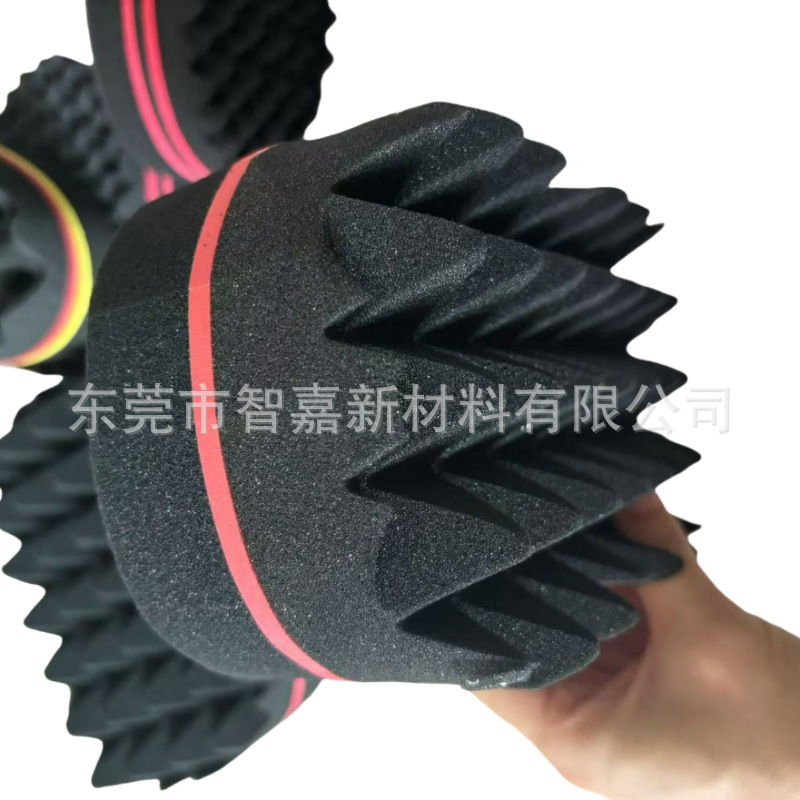 スポット卸売黒髪パーマスポンジ楕円形小穴カーリング大穴理髪スポンジ工場期間限定プロモーション|undefined