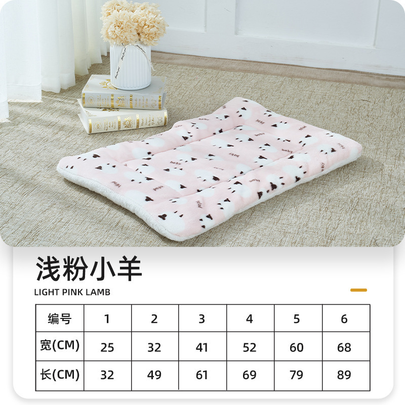 メーカー卸売りペットの睡眠マットは、秋冬の保温地マット猫犬共通の睡眠毛布ソファーマットを厚くする|undefined