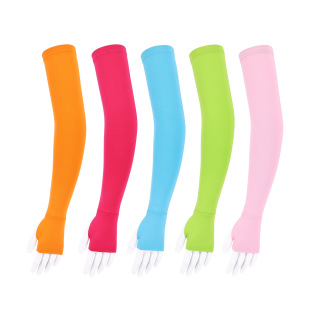 Exposure Finger Sleeves Ice Silk Sleeves Summer Sun Protection UV Protection Outdoor Ice Sleeves Arm Protectors for Men and Women Cycling Ice Cool Hand Sleeves