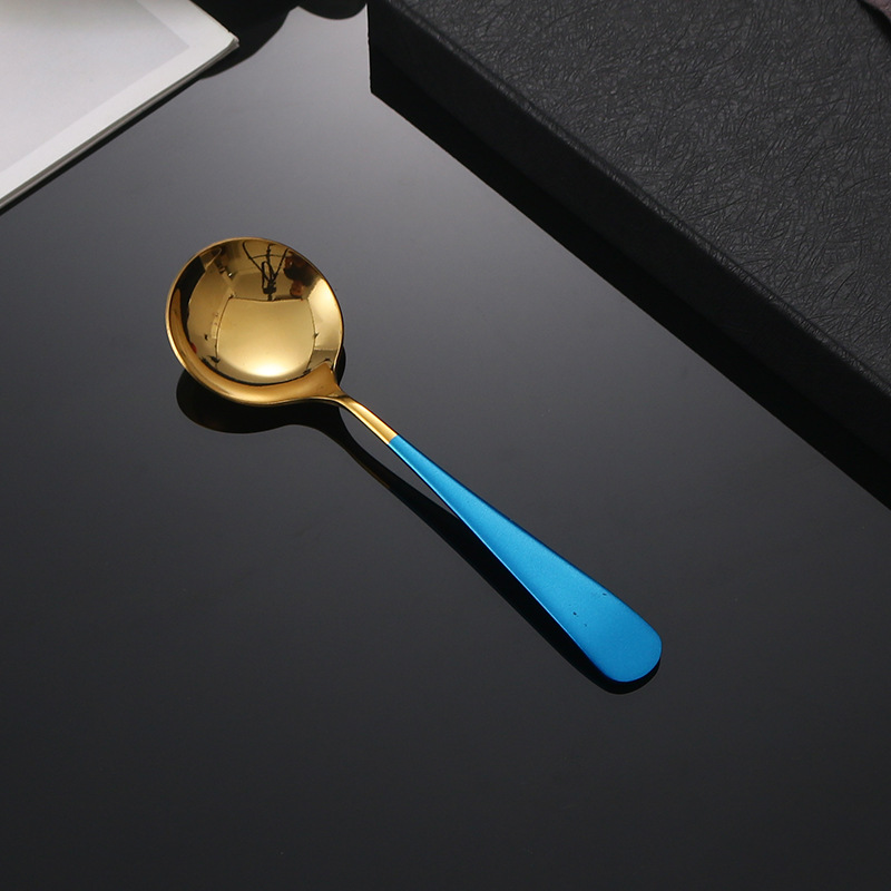 Cuchara de celebridades de Internet-Oro Azul