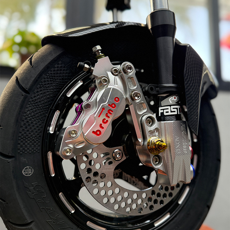 Ninebot Q80C/Q85C/Q90 Inverted Shock-Absorbing Front Wheel Set, Front Set, Small Q Modified 30-Core Set