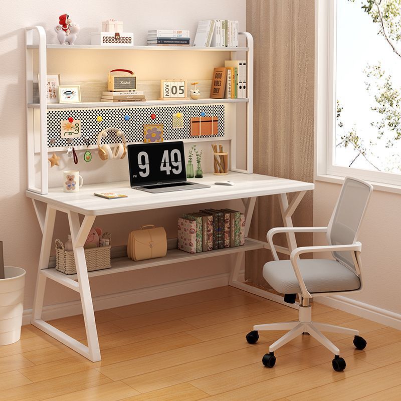 Bookshelf Computer Desk Bedroom Home Table Simple Rental House Desktop Office Desk Girls Bedroom Desk Table