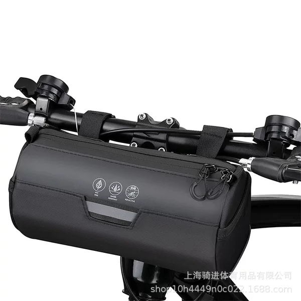 Bicycle Cylinder Handlebar Bag Road Bicycle Front Hanging Bag Riding Multifunctional Shoulder Bag Folding Front Bag