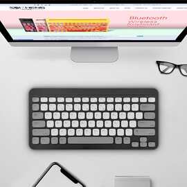 无线连接小巧机械键盘手感舒适机械手感流畅高颜值配色直供