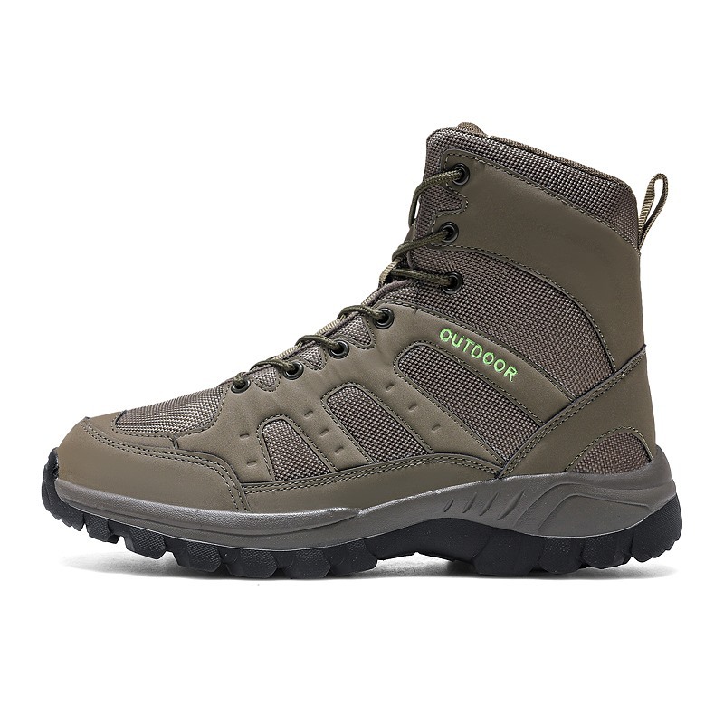 Chaussures pour hommes, bottes grande taille, bottes d'entraînement en plein air, bottes de montagne pour hommes, bottes militaires tactiques_voghion.com