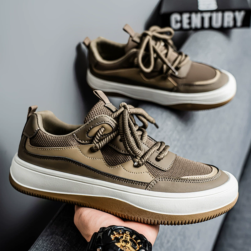 Мужские кроссовки лето 2025, новые универсальные спортивные кроссовки, дышащая сетка, нескользящая мягкая подошва, повседневная обувь для бега