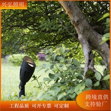 led地插灯户外园林景观灯别墅庭院草坪插地灯现代简约铝材照树灯