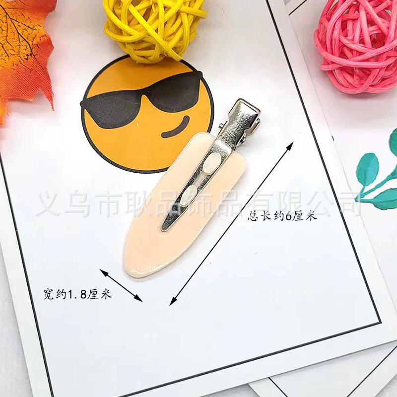 Нана, кремовая заколка, мультяшный материал, 6см, ручная работа