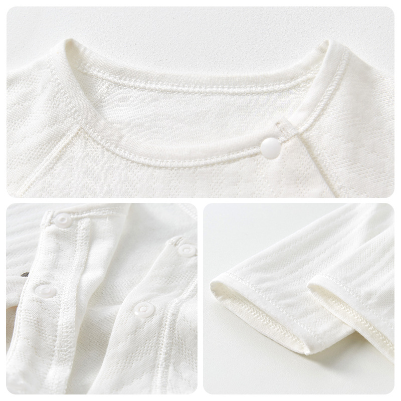 Bebé mono Primavera, otoño, invierno y verano bebé algodón fino otoño ropa de los hombres y las mujeres pijamas traje recién nacido Ropa