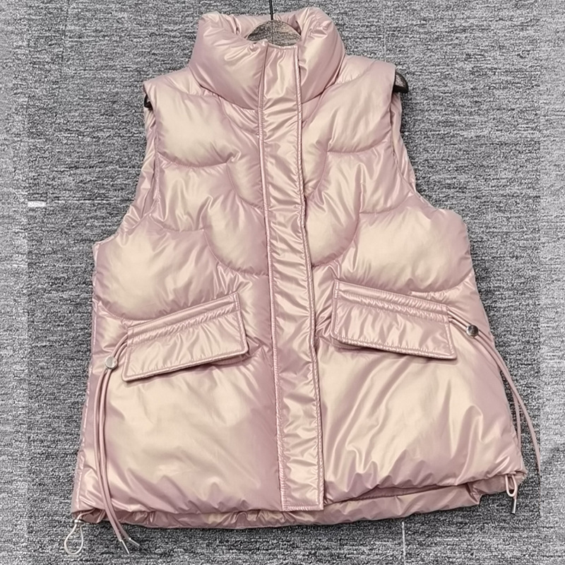 Chaleco de mujer para invierno, chaleco acolchado con cordón_voghion.com