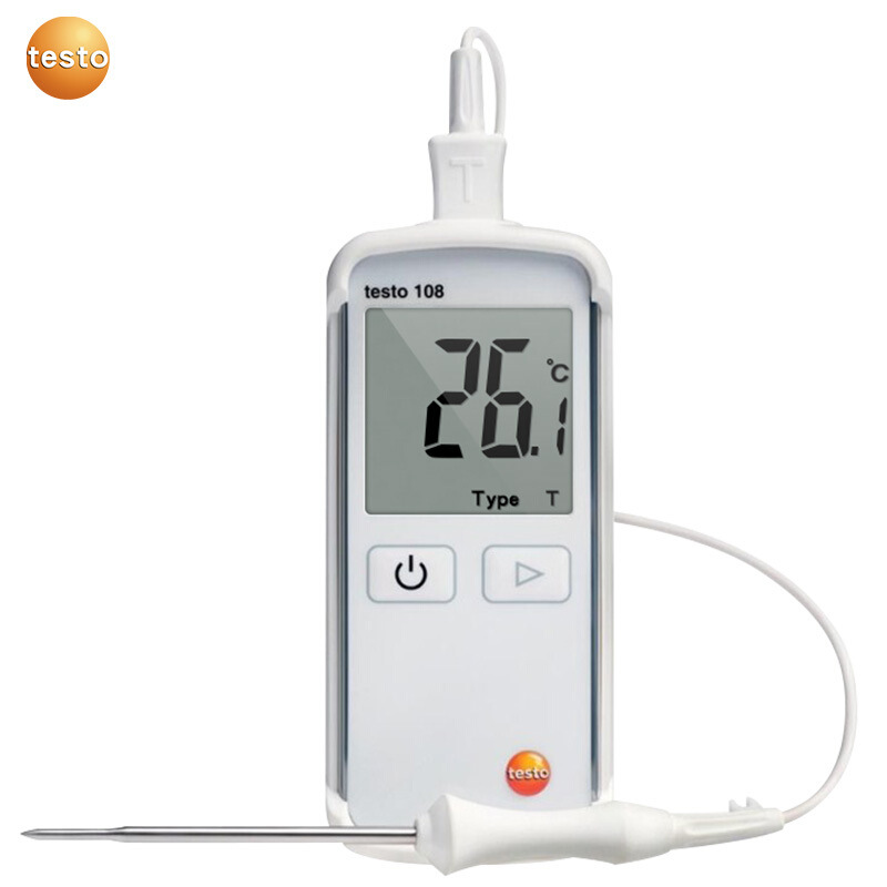 德图testo108食品温度计探针插入式高精度防水测温仪厨房烘焙