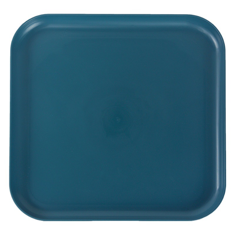 Bandeja cuadrada paja de trigo hogar taza de té plato de fruta bandeja de puesto placa resistente a la caída placa duradera