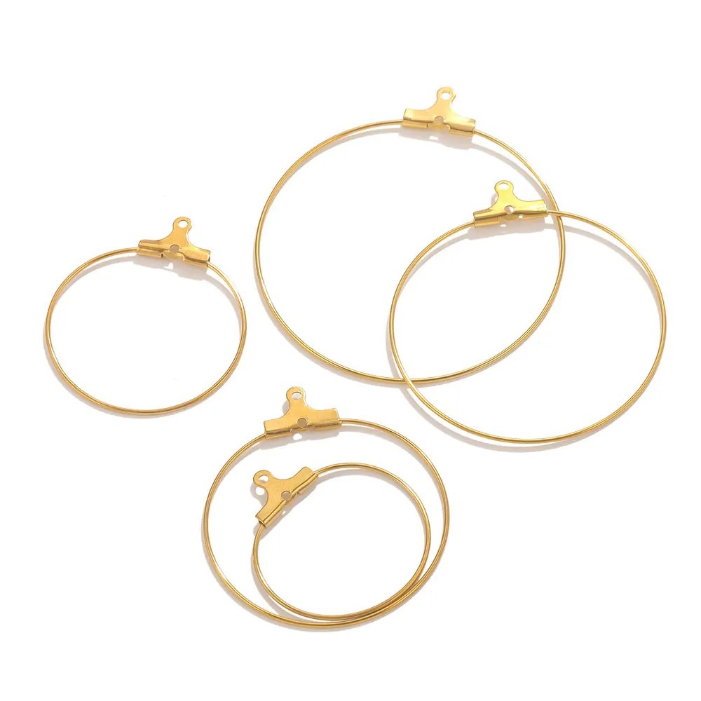 Hecho a mano DIY accesorios de orejas para el cabello gancho de orejas abrazaderas de flores cadena gancho de langosta 9 T-aguja material paquete