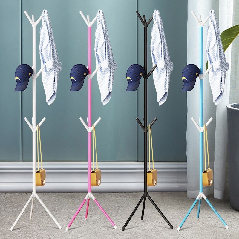 [Tool-free installation] Triangle coat rack Floor hanger does not occupy the door storage rack Removable hanger