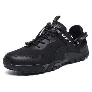 Foreign Trade New Outdoor Hiking Shoes for Men, Summer Mesh Breathable Hiking Shoes for Women, Soft-Soled Non-Slip River Tracing Shoes, Wading Shoes
